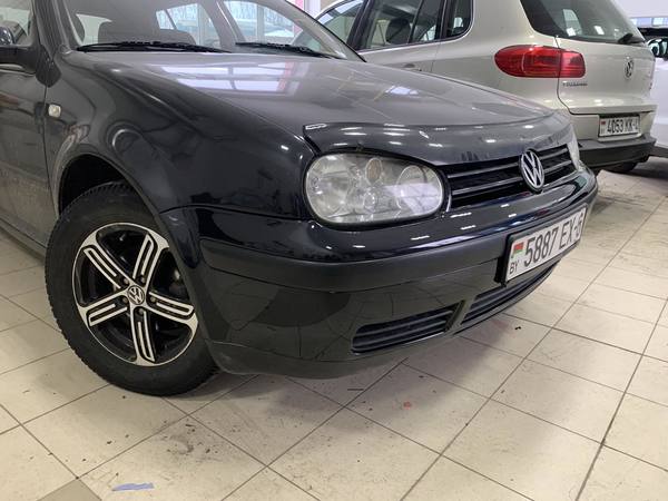 Подготовка и покраса бампера VW Golf