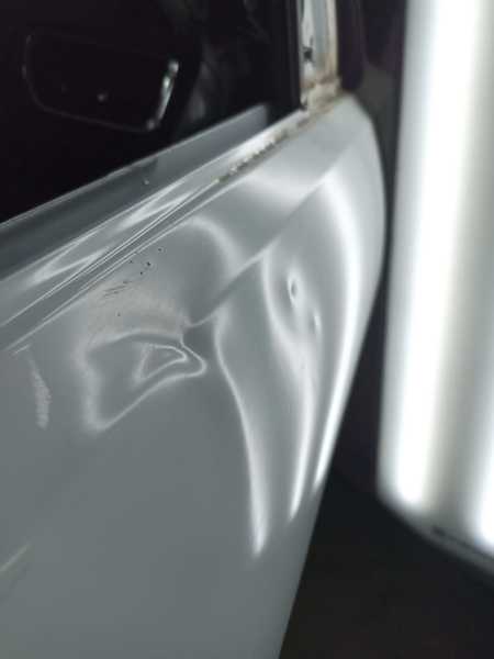 Удаление вмятины без покраски до