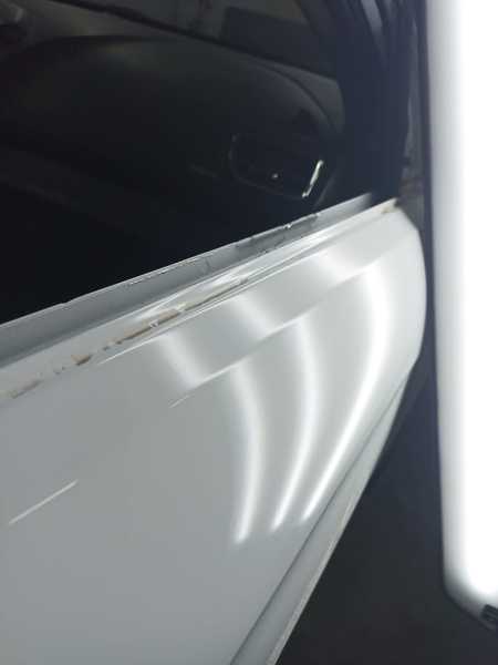 Удаление вмятины без покраски после